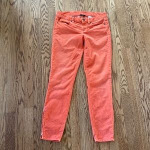 J Crew light orange cords - size 26